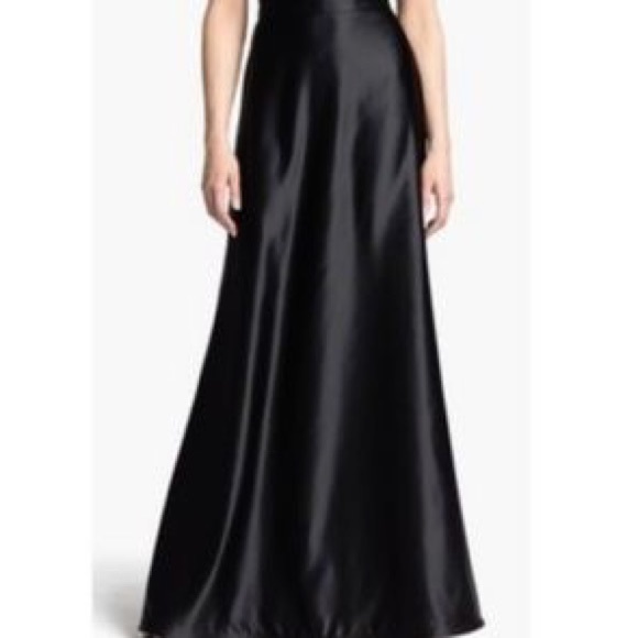 Tadashi Shoji Dresses & Skirts - VTG Tadashi Collection Long Satin A-Line Skirt